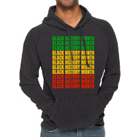 Black History Month Gift Cool Vintage Hoodie | Artistshot