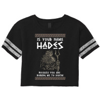 Hades Greek God And Ancient Greek Mythology Histor Scorecard Crop Tee | Artistshot