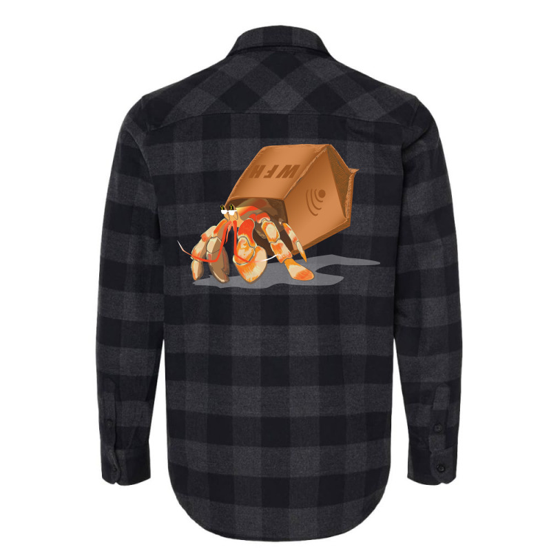 Hermitt The Crabworker Travel Flannel Shirt | Artistshot