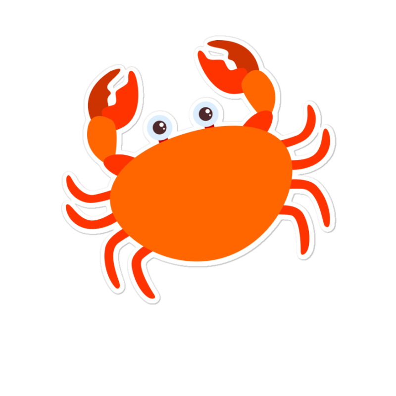 Cute Crab Art Stars Sticker | Artistshot