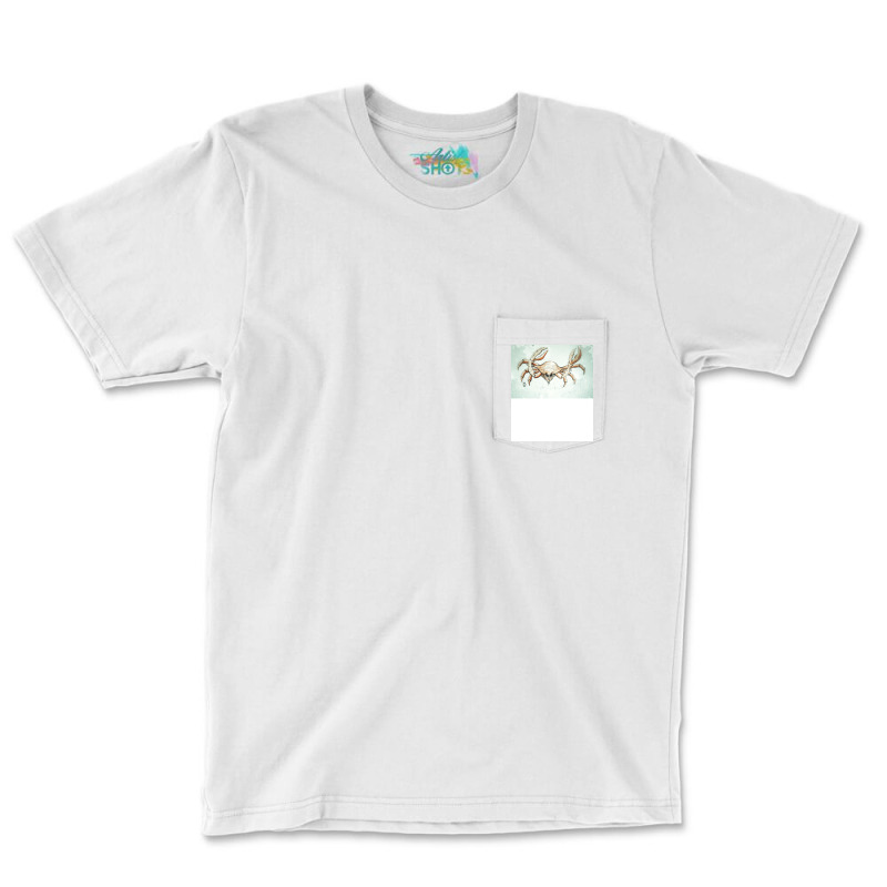 Crab Nature Nostalgia Pocket T-shirt | Artistshot