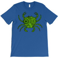 Mandala Crab Green And Black Travel T-shirt | Artistshot