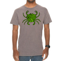 Mandala Crab Green And Black Travel Vintage T-shirt | Artistshot