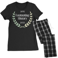 Footnoting History Turns Women's Pajamas Set | Artistshot