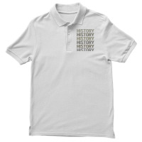 Gray Text Art History Girl Men's Polo Shirt | Artistshot