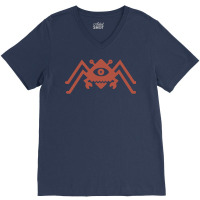 Diamond Spider Crab Dark Red Girl V-neck Tee | Artistshot