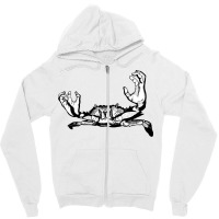 Humanhanded Crab Cute Zipper Hoodie | Artistshot