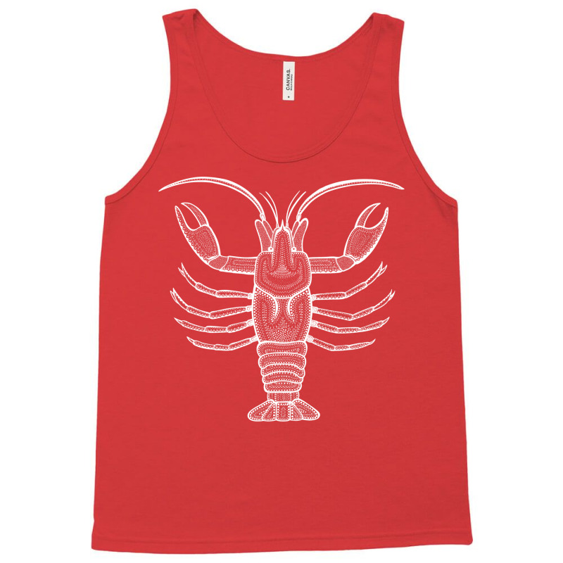 Crayfish Or Mudbug Ink Art Cool Animal Design On D Tank Top | Artistshot