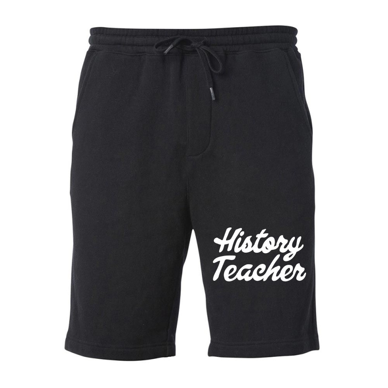 History Teacher Trending Fleece Short by siannecortao | Artistshot