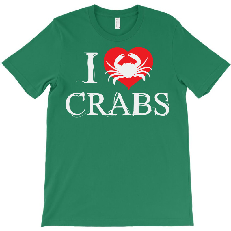 I Love Crabs Heart Crab Crustacean Summer T-shirt | Artistshot