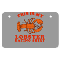 This Is My Lobster Eating 70s Atv License Plate | Artistshot