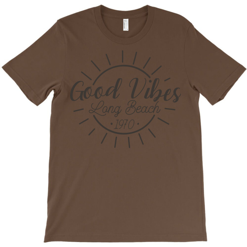 Good Vibes Long Beach California 1970s Yellow T-shirt | Artistshot