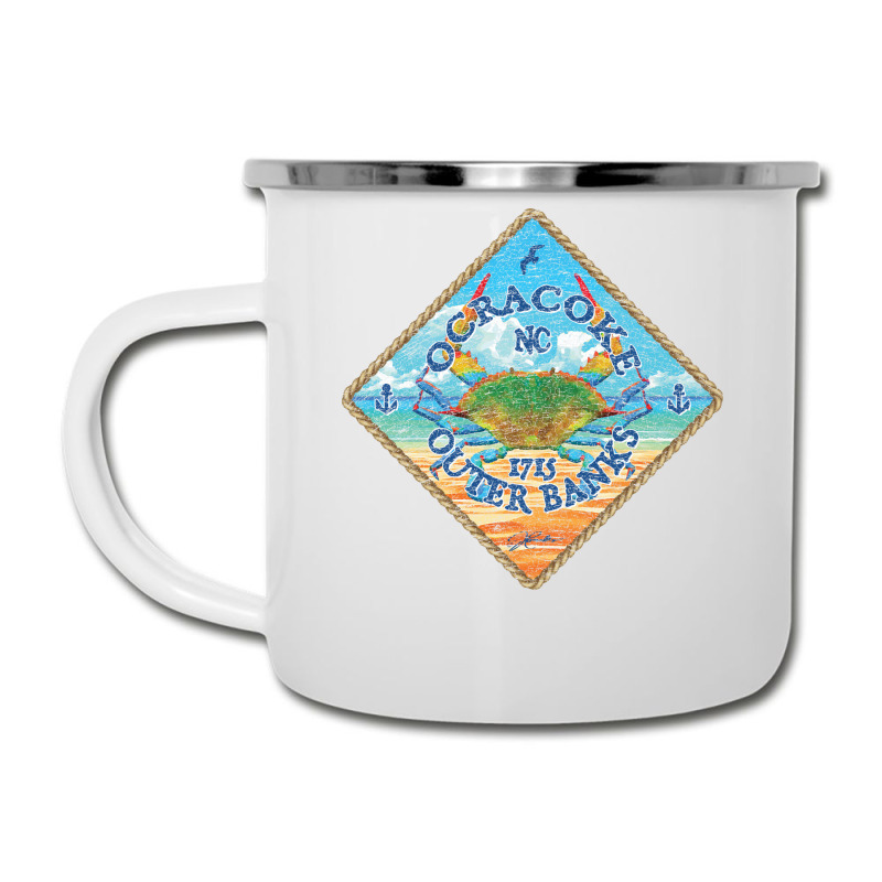 Ocracoke Outer Banks North Carolina Blue Crab On B Camper Cup | Artistshot