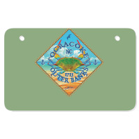 Ocracoke Outer Banks North Carolina Blue Crab On B Atv License Plate | Artistshot