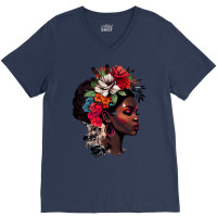 Black History Boy Vintage V-neck Tee | Artistshot