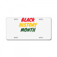 Black History Month 20230214t040613015 License Plate | Artistshot