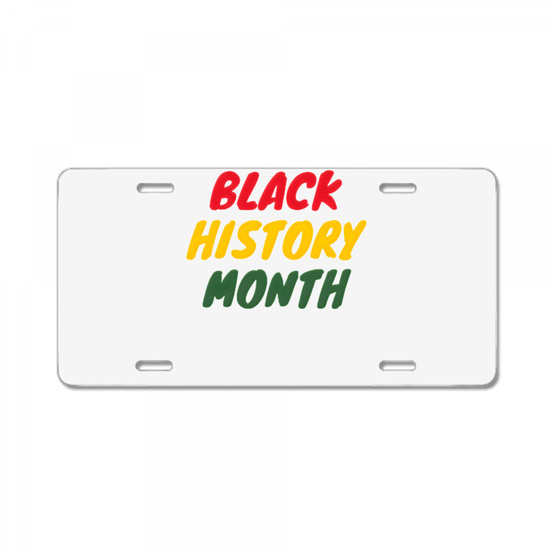 Black History Month 20230214t040613015 License Plate | Artistshot