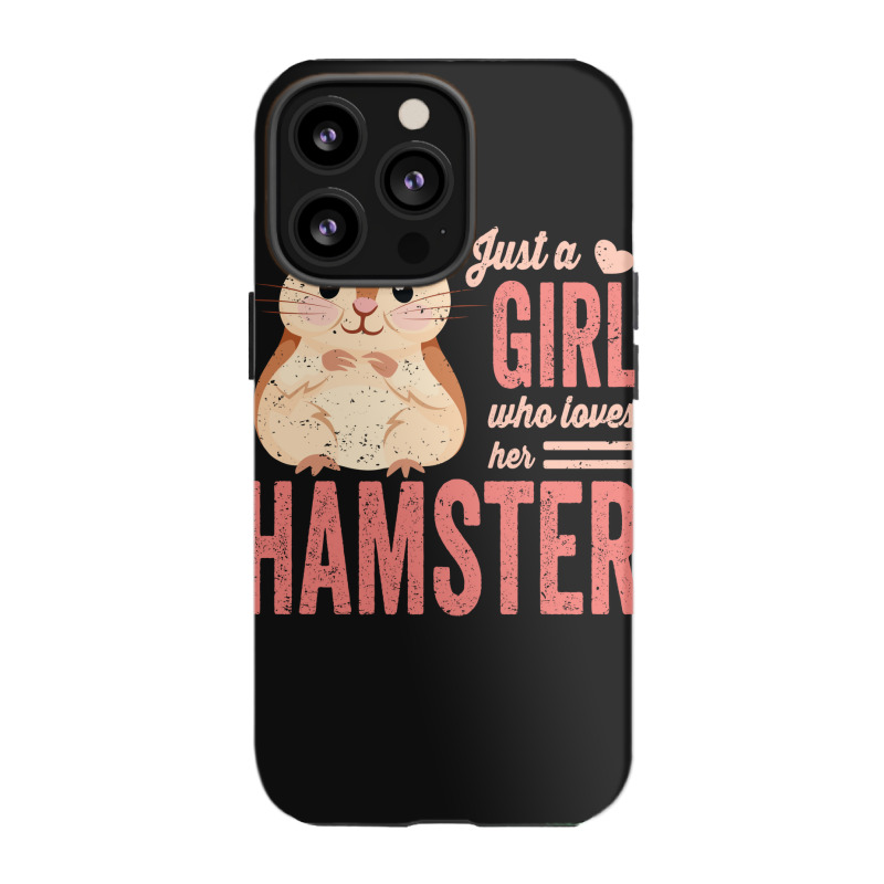 Just A Girl Who Loves Hamsters Cute Pet Hamster Bl Iphone 13 Pro Case | Artistshot