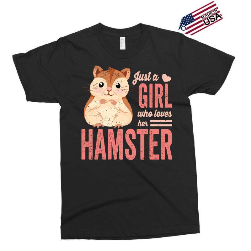 Just A Girl Who Loves Hamsters Cute Pet Hamster Bl Exclusive T-shirt | Artistshot