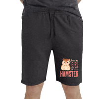 Just A Girl Who Loves Hamsters Cute Pet Hamster Bl Vintage Short | Artistshot