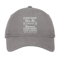 Everybody Can Be Great Mlk Black History Girl Adjustable Cap | Artistshot