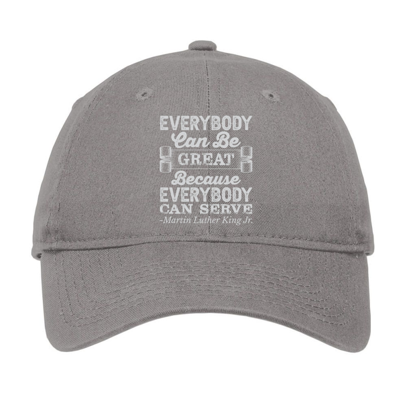 Everybody Can Be Great Mlk Black History Girl Adjustable Cap by dizaynzirguc | Artistshot