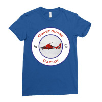 Copilots Us Coast Guard Search And Rescue Helicopt Ladies Fitted T-shirt | Artistshot