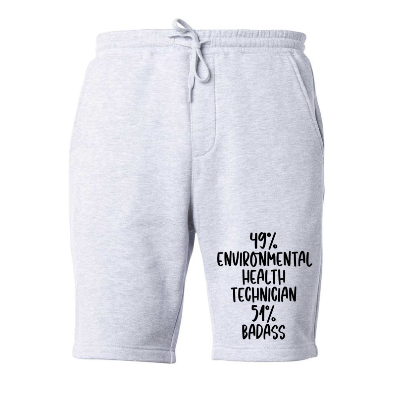 Environmental Health Technician 51 Badass Design Fleece Short by maliceboqueth | Artistshot