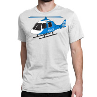 Cute Police Department Helicopter Chopper Cartoon Classic T-shirt | Artistshot