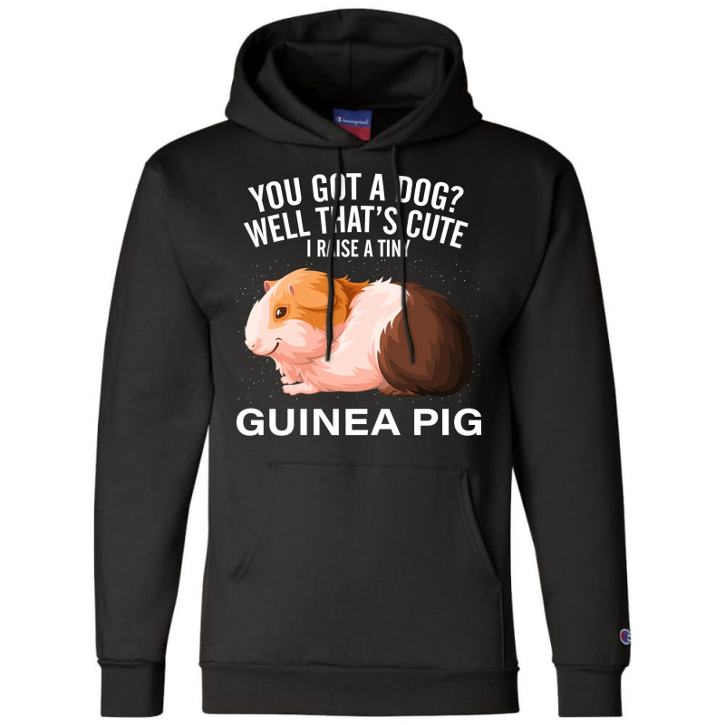 Guinea Pig Hipster Champion Hoodie | Artistshot