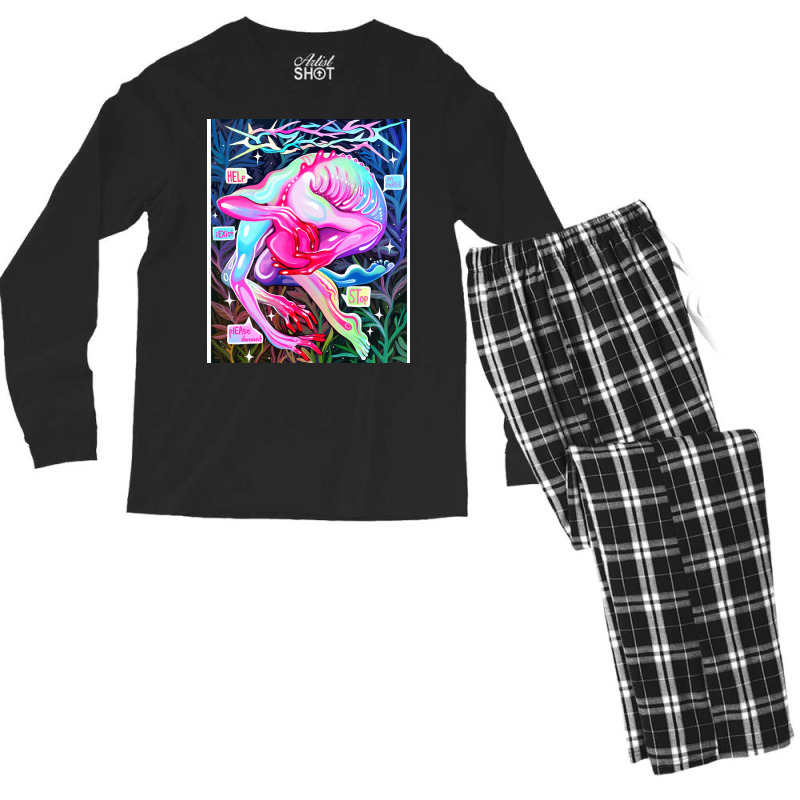 Dissociation Cute Men's Long Sleeve Pajama Set | Artistshot