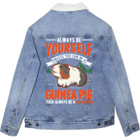 Guinea Pig Gift Summer Unisex Sherpa-lined Denim Jacket | Artistshot