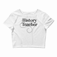 History Teacher Design 70s Crop Top | Artistshot