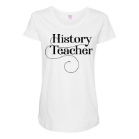 History Teacher Design 70s Maternity Scoop Neck T-shirt | Artistshot