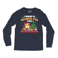 Guinea Pig For Christmas Funny Christmas Gift Gree Long Sleeve Shirts | Artistshot