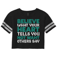 Believe Waht Your Stars Scorecard Crop Tee | Artistshot