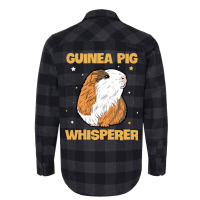 Guinea Pig Whisperer Quote For A Guinea Piggy Fan Flannel Shirt | Artistshot