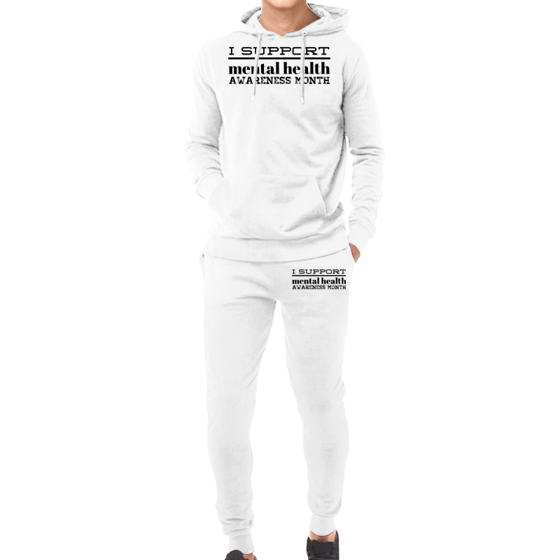 I Support Mental Health Awareness Month Nostalgia Hoodie & Jogger Set | Artistshot