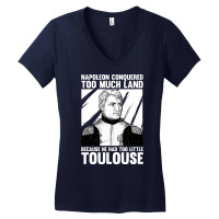 Napoleonic French Revolution Joke And Napoleon Bon Women's V-neck T-shirt | Artistshot