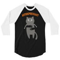 My Antidepressant 80s 3/4 Sleeve Shirt | Artistshot