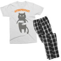 My Antidepressant 80s Men's T-shirt Pajama Set | Artistshot