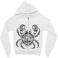 Feeling Crab Quote 80s Zipper Hoodie | Artistshot