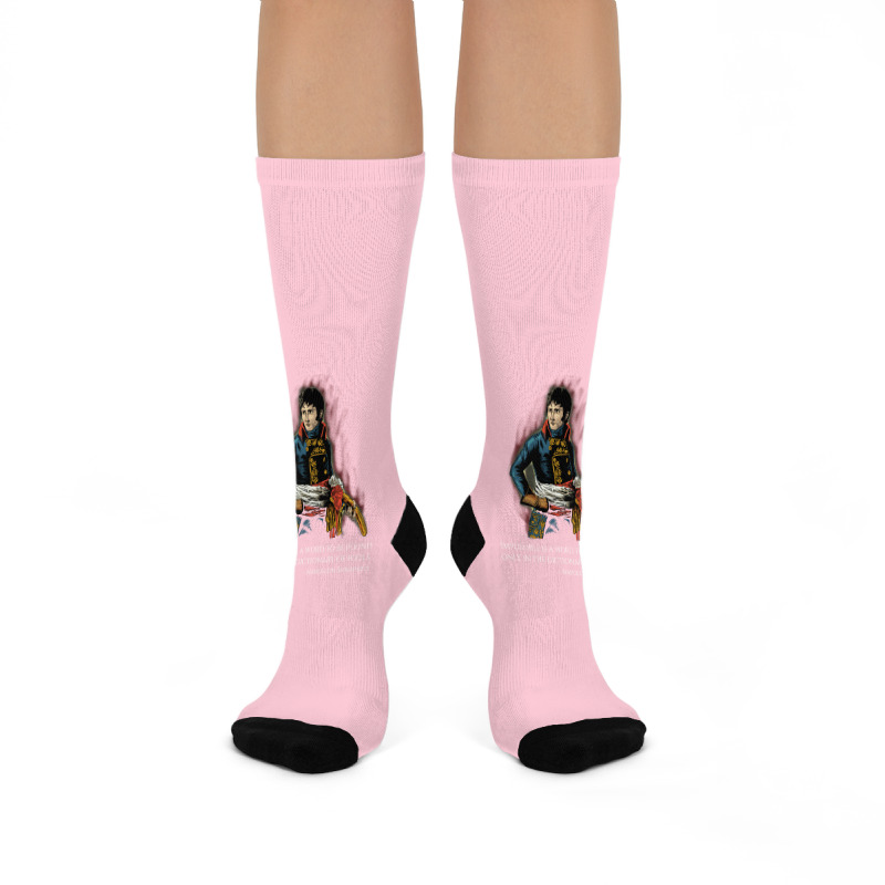 Napoleon Bonaparte French History Motivational Ins Crew Socks | Artistshot