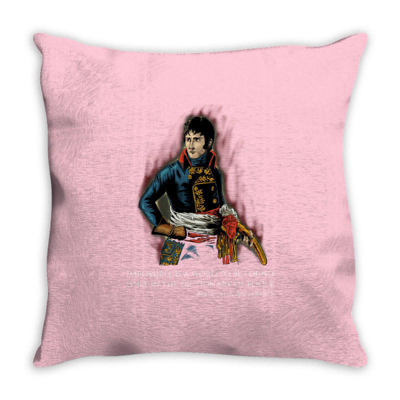 Napoleon Bonaparte French History Motivational Ins Throw Pillow | Artistshot