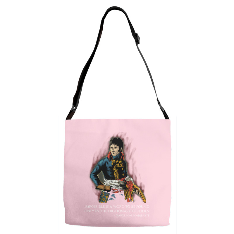 Napoleon Bonaparte French History Motivational Ins Adjustable Strap Totes | Artistshot