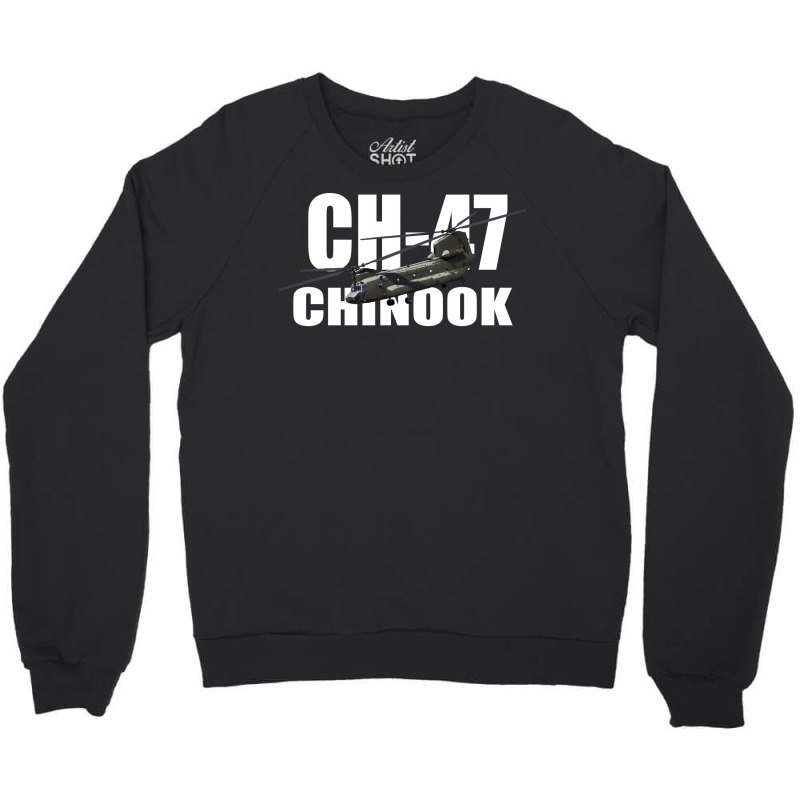 Ch47 Chinook Helicopter Tee Shirt Trending Crewneck Sweatshirt by xsavvakuistih | Artistshot