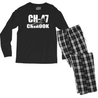 Ch47 Chinook Helicopter Tee Shirt Trending Men's Long Sleeve Pajama Set | Artistshot