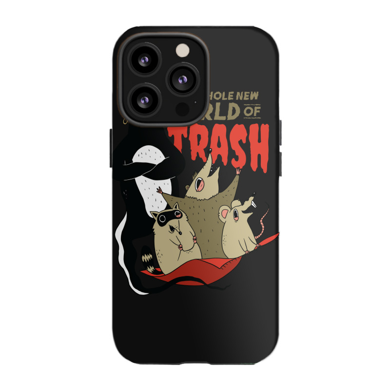 World Of Trash Funny Trash Eating Rodents And A Te Iphone 13 Pro Case | Artistshot