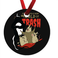 World Of Trash Funny Trash Eating Rodents And A Te Ornament | Artistshot