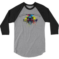 Dragonfly Battle Copter Love 3/4 Sleeve Shirt | Artistshot